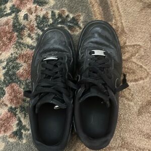 Used Air Force 1 black women size 6.5